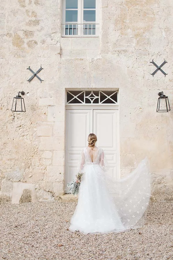 Idées-mariage-élégant-bohème-hivernal-Aquitaine
