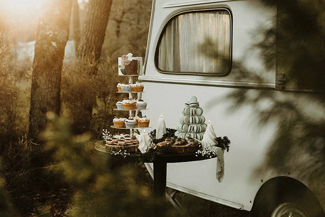 Un mariage eco-responsable en foret
