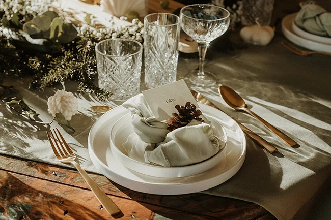 Un mariage eco-responsable en foret