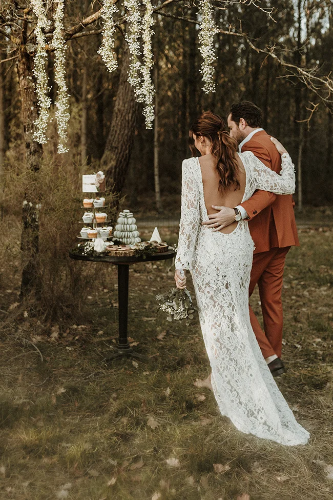 Un mariage eco-responsable en foret