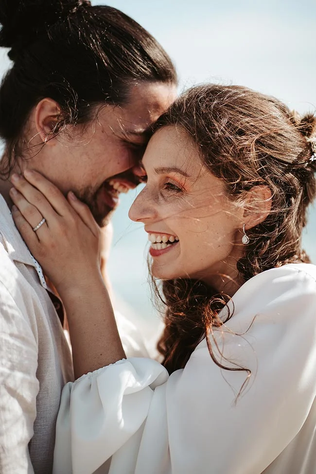 Amour éternel sur la plage de Camargue.