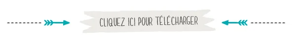 Bannière blanche avec le texte Cliquez ici pour télécharger, entourée de flèches bleues sur fond blanc.