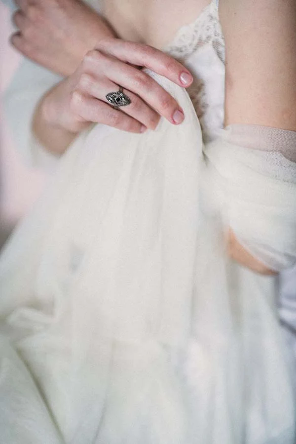 accessoires voile mariée rétro