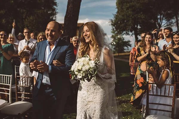 mariage décontracté en Toscane