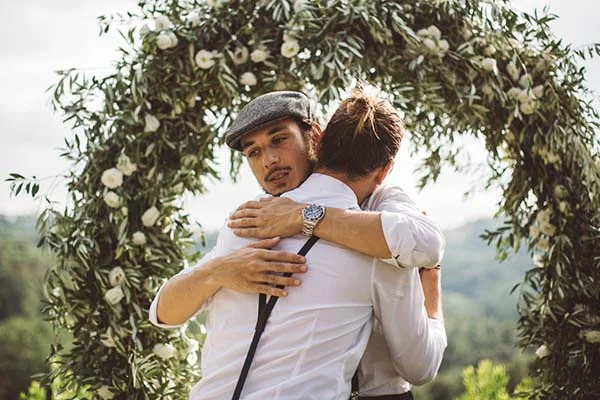 mariage décontracté en Toscane