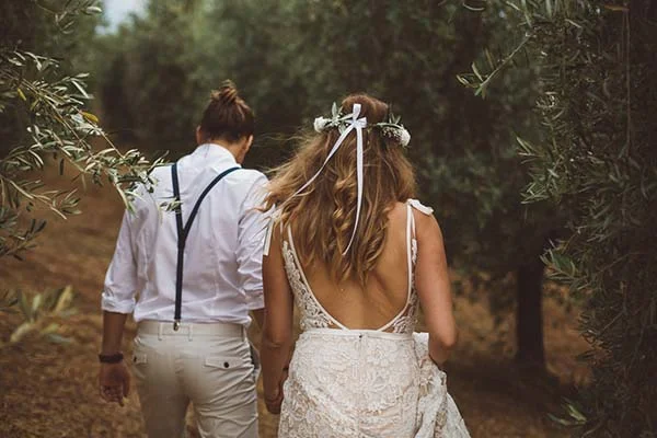 mariage décontracté en Toscane