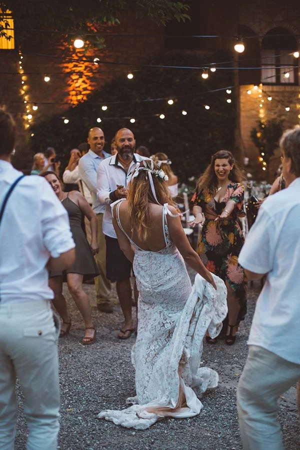 mariage décontracté en Toscane