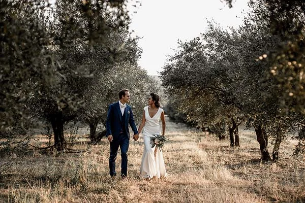mariage romantique champêtre région Paca