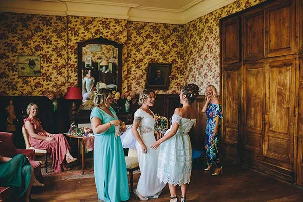 mariage bohème fleuri Aquitaine