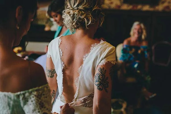 mariage bohème fleuri Aquitaine
