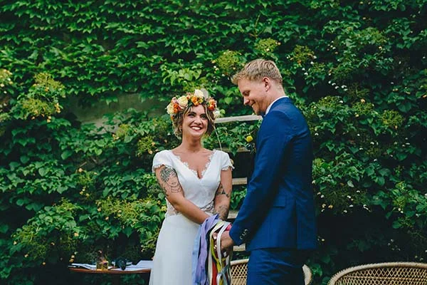 mariage bohème fleuri Aquitaine