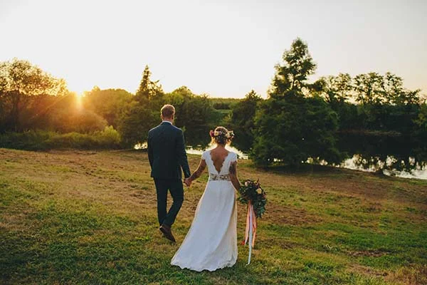 mariage bohème fleuri Aquitaine
