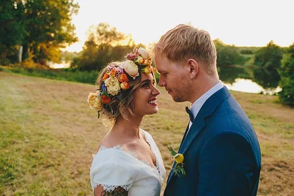 mariage bohème fleuri Aquitaine