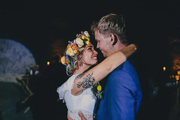 mariage bohème fleuri Aquitaine