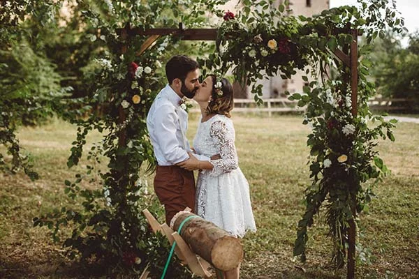 mariage cool fleuri Alsace