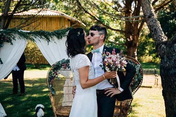 mariage cool coloré Aquitaine