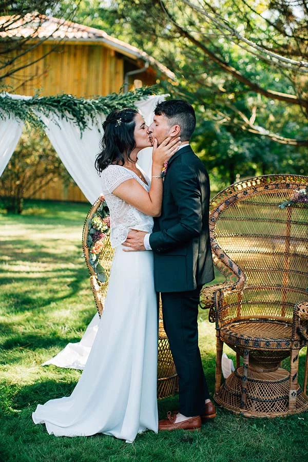 mariage cool coloré Aquitaine