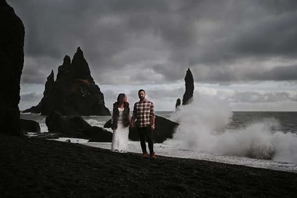 mariage intimiste et voyage noces Islande