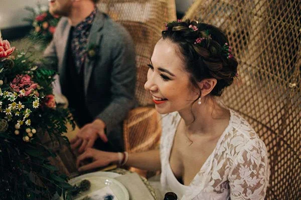 Inspirations mariage authentique boho chaleureux