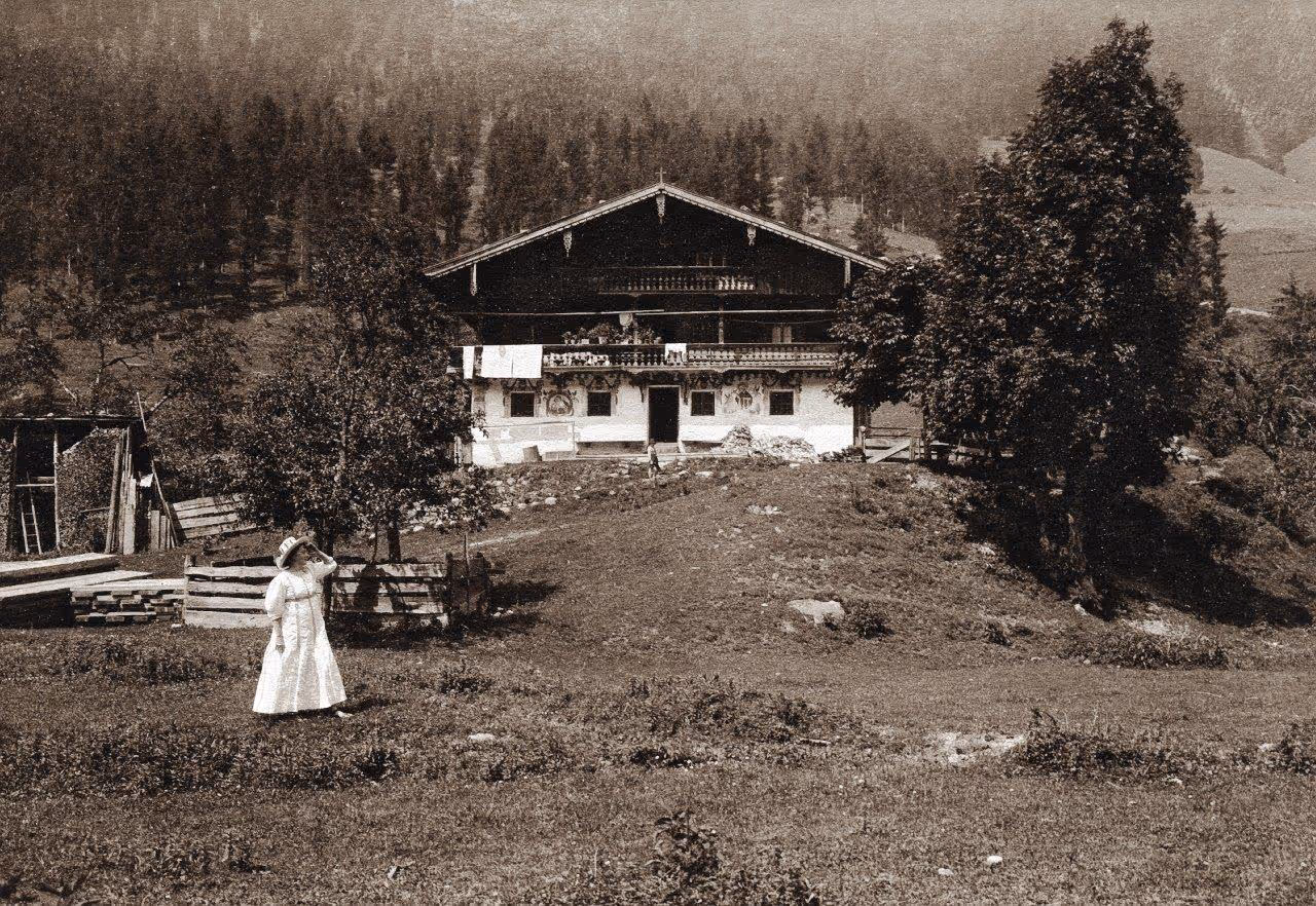 Historisches Gebäude des Ur-Tannerhof in Bayrischzell