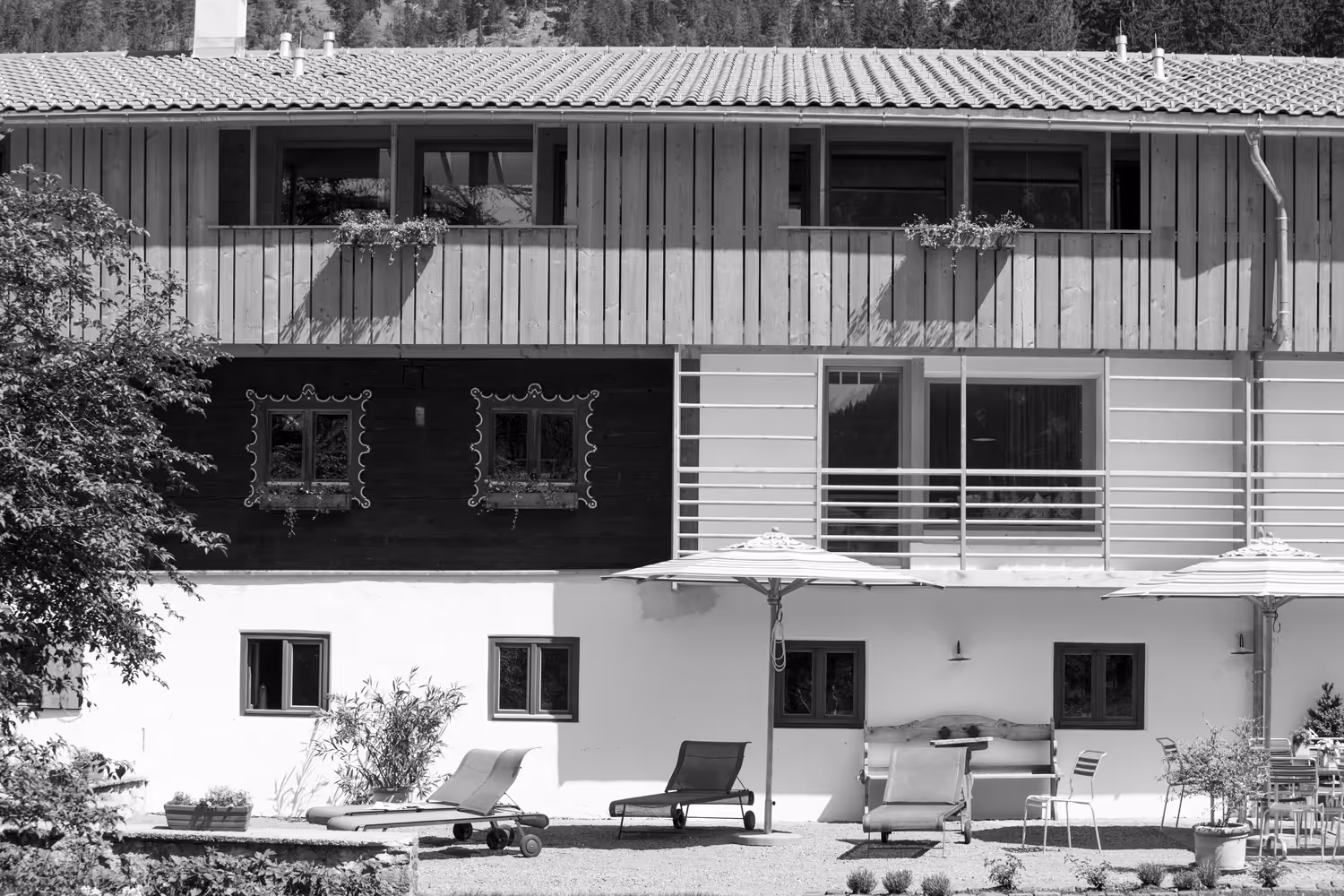 Architektur der Alte Tann im Tannerhof Bayrischzell