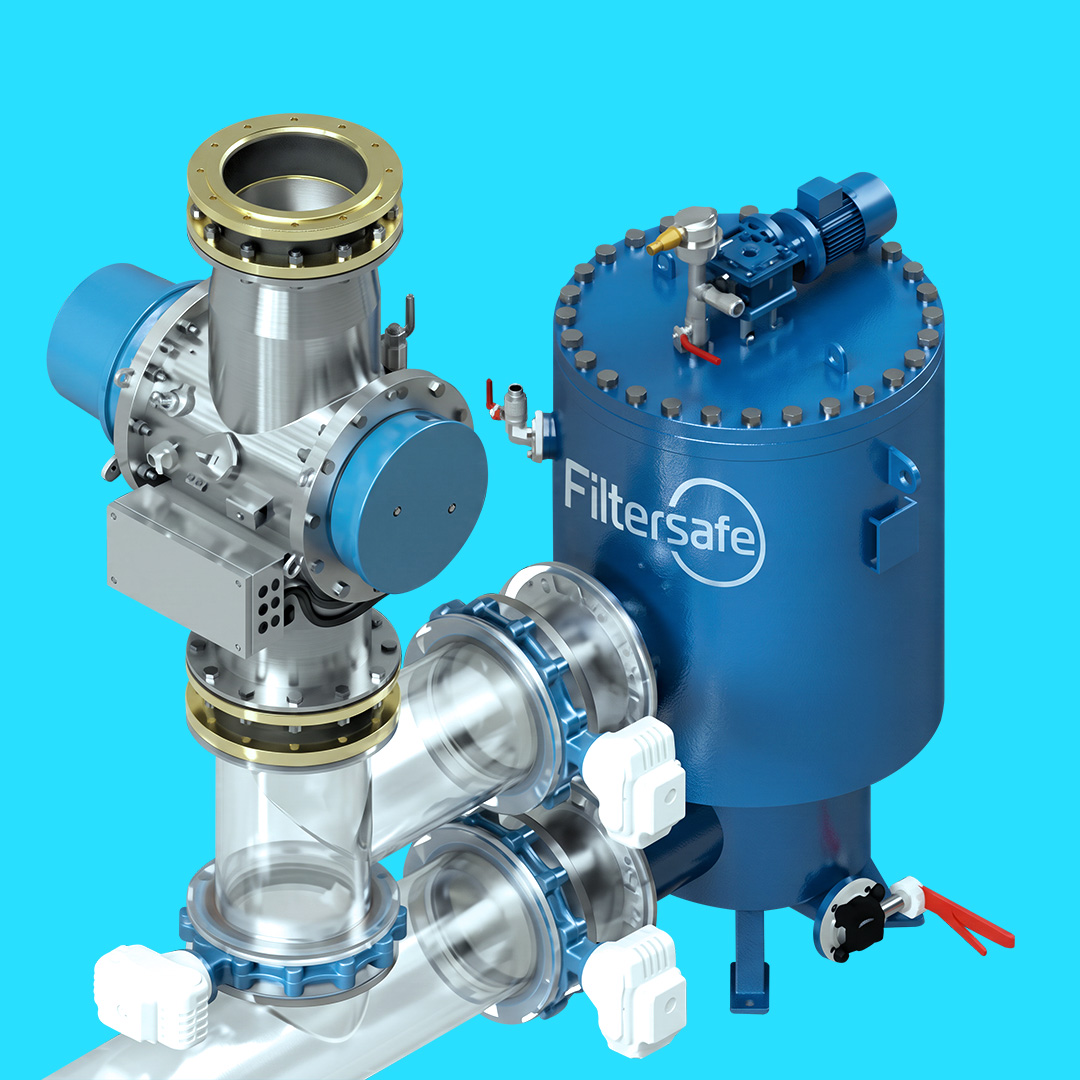 Aquarius ballast water treatment system with Manta filtration technology for marine vessels.