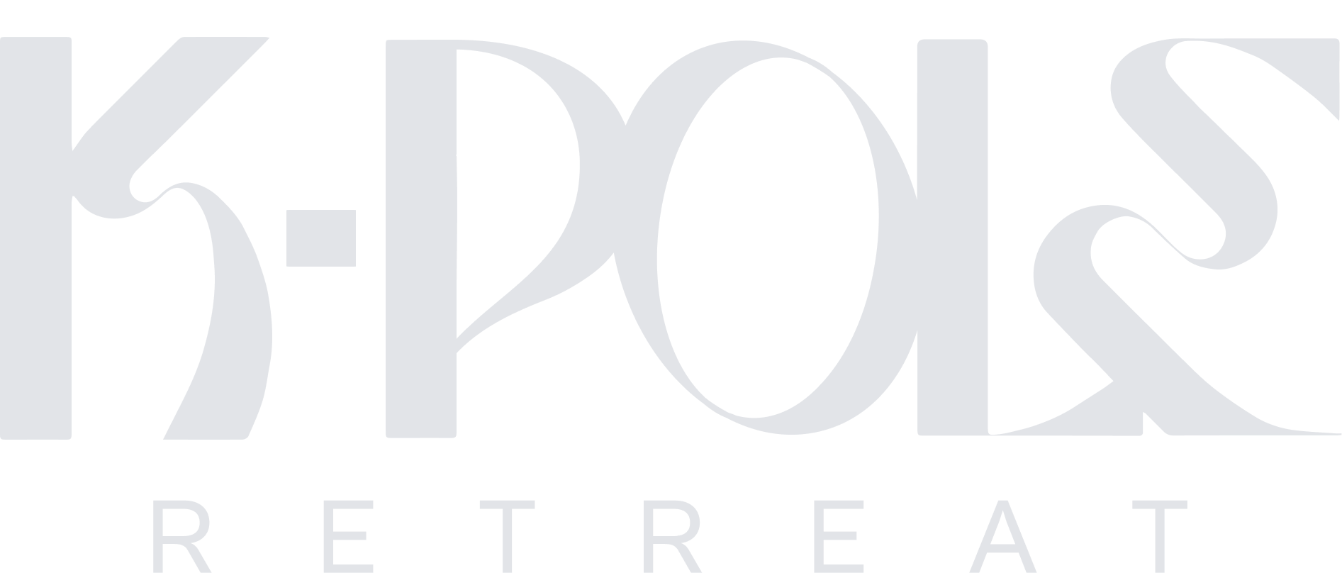 K-POLE RETREAT logo spelled out