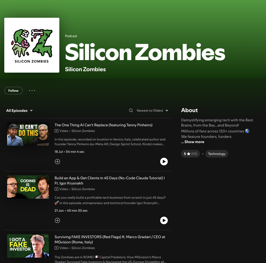  Live at the SV gem: Silicon Zombies Live Show & Podcast