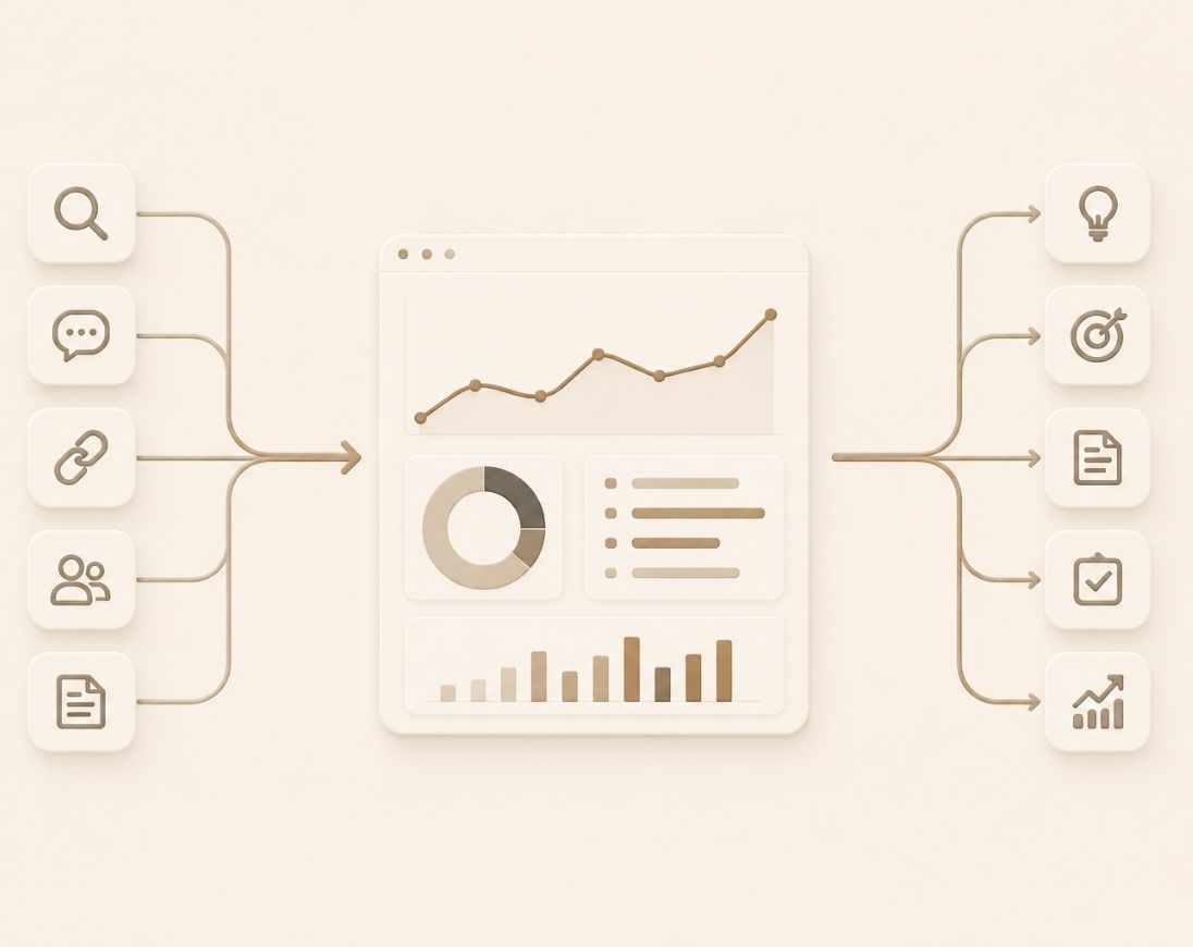 Dashboard comparing tools for monitoring brand mentions, AI citations, source authority, and visibility across ChatGPT, Gemini, Google AI Overviews, Claude, and Perplexity.