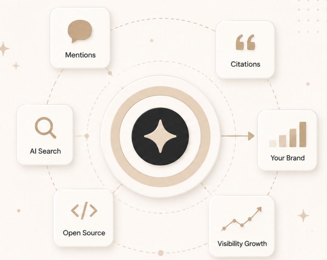 Comparison of open-source AEO and GEO tools for AI visibility, prompt monitoring, citations, and AI search optimization.