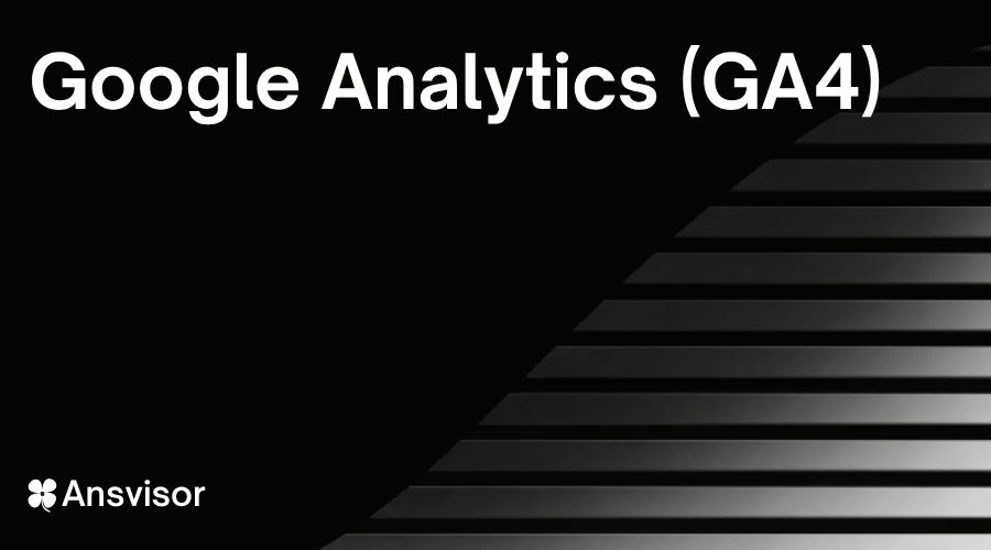 Google Analytics 4 dashboard for measuring AI referral traffic, landing pages, engagement, key events, conversions, and business outcomes
