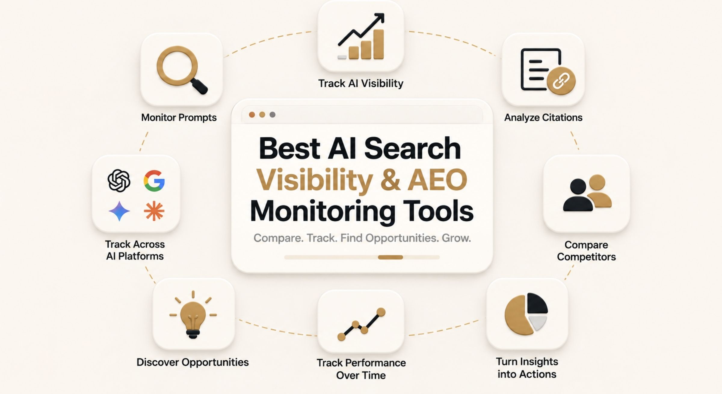 Best AI Search visibility and AEO monitoring tools for tracking prompts, citations, competitors and performance over time.
