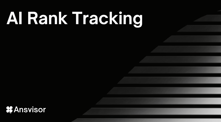 AI Rank Tracking workflow showing prompts, AI answers, brand rankings, citations, competitors, and historical visibility across AI Search platforms such as Gemini, ChatGPT, Claude, Perplexity and Google AI Overviews.
