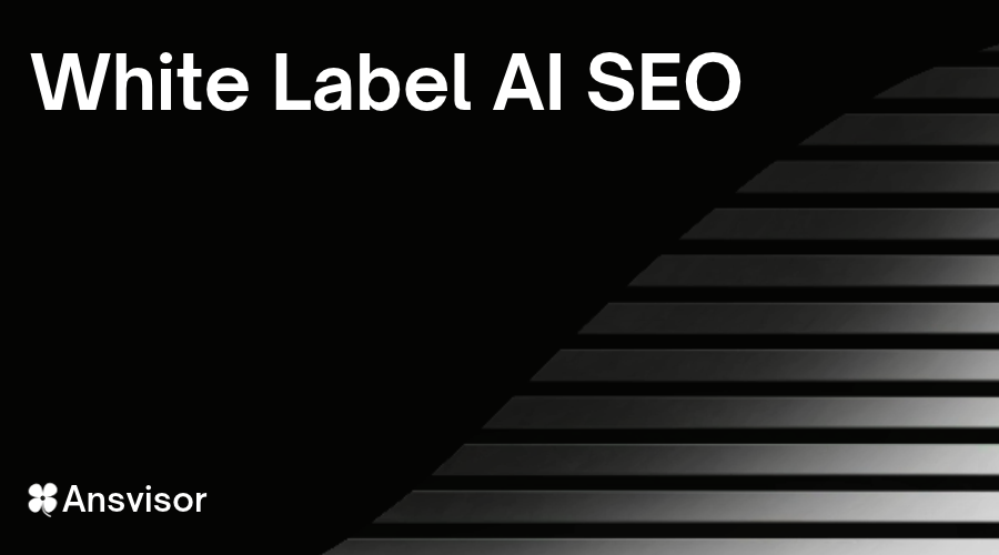 White Label AI SEO workflow for agencies delivering AI visibility, AEO, GEO, citation tracking, reporting, and optimization under their own brand