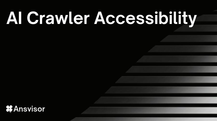 AI Crawler Accessibility showing AI search crawlers passing through robots.txt, CDN, firewall, and server layers to access website content