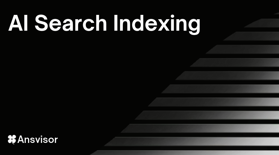 AI Search Indexing workflow from web crawling and content processing to retrieval, grounding, citations, and AI-generated answers