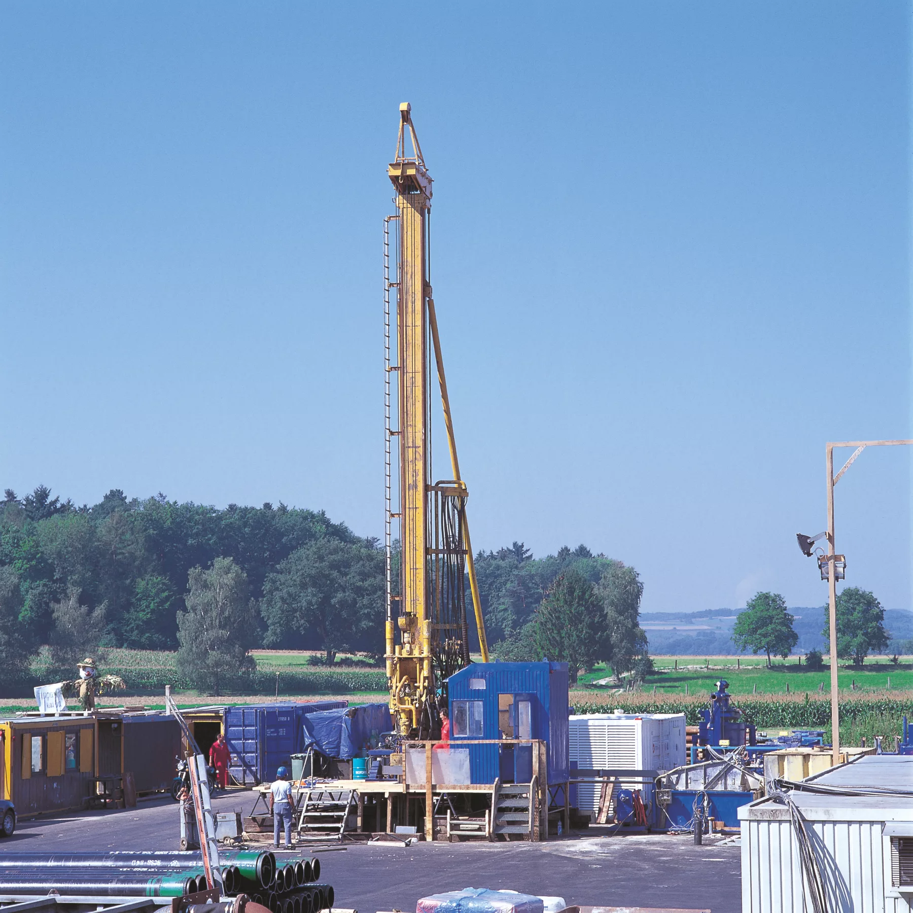 Die Tiefbohrung im Zürcher Weinland in den 1990er-Jahren war wichtig für den Entsorgungsnachweis.