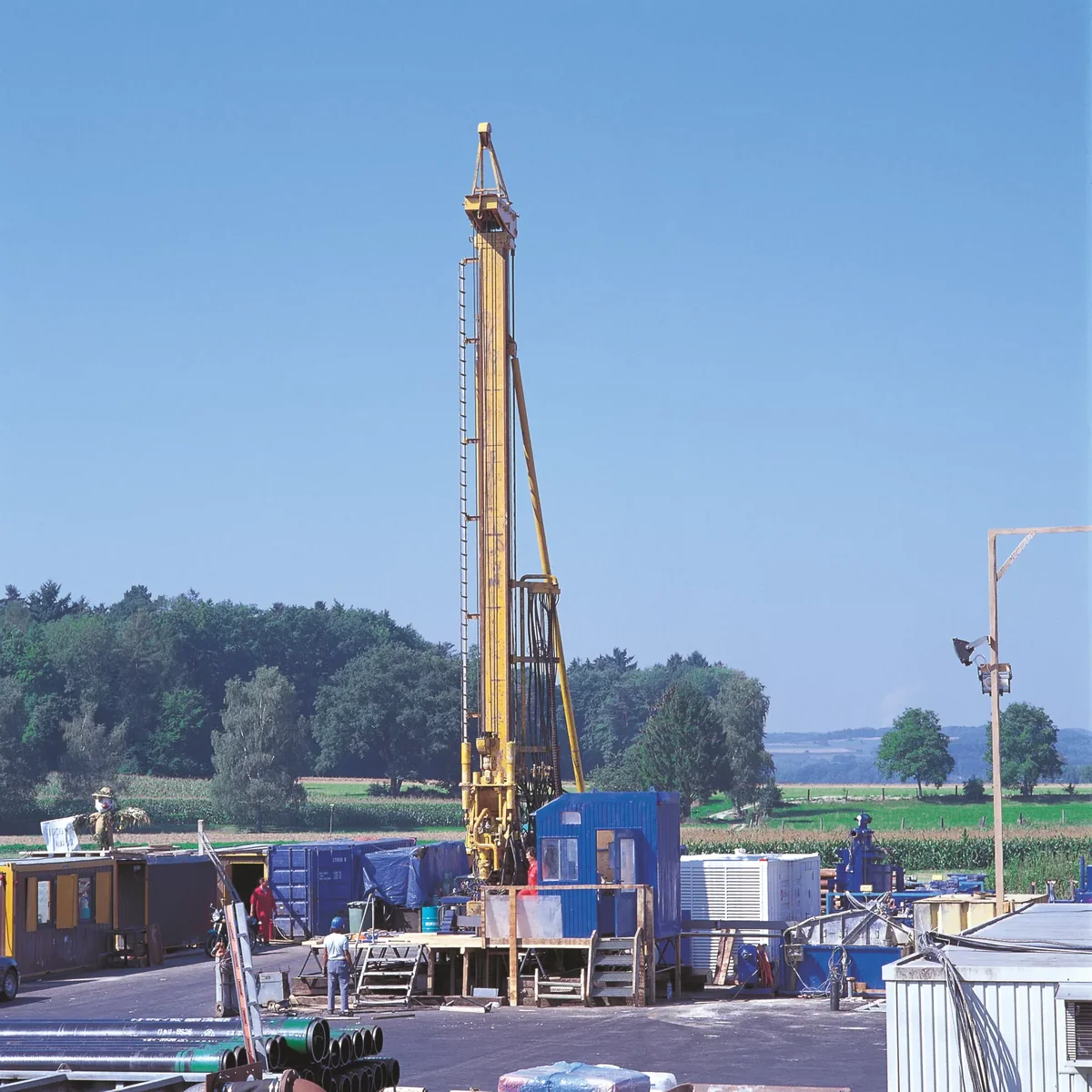 Die Tiefbohrung im Zürcher Weinland in den 1990er-Jahren war wichtig für den Entsorgungsnachweis.
