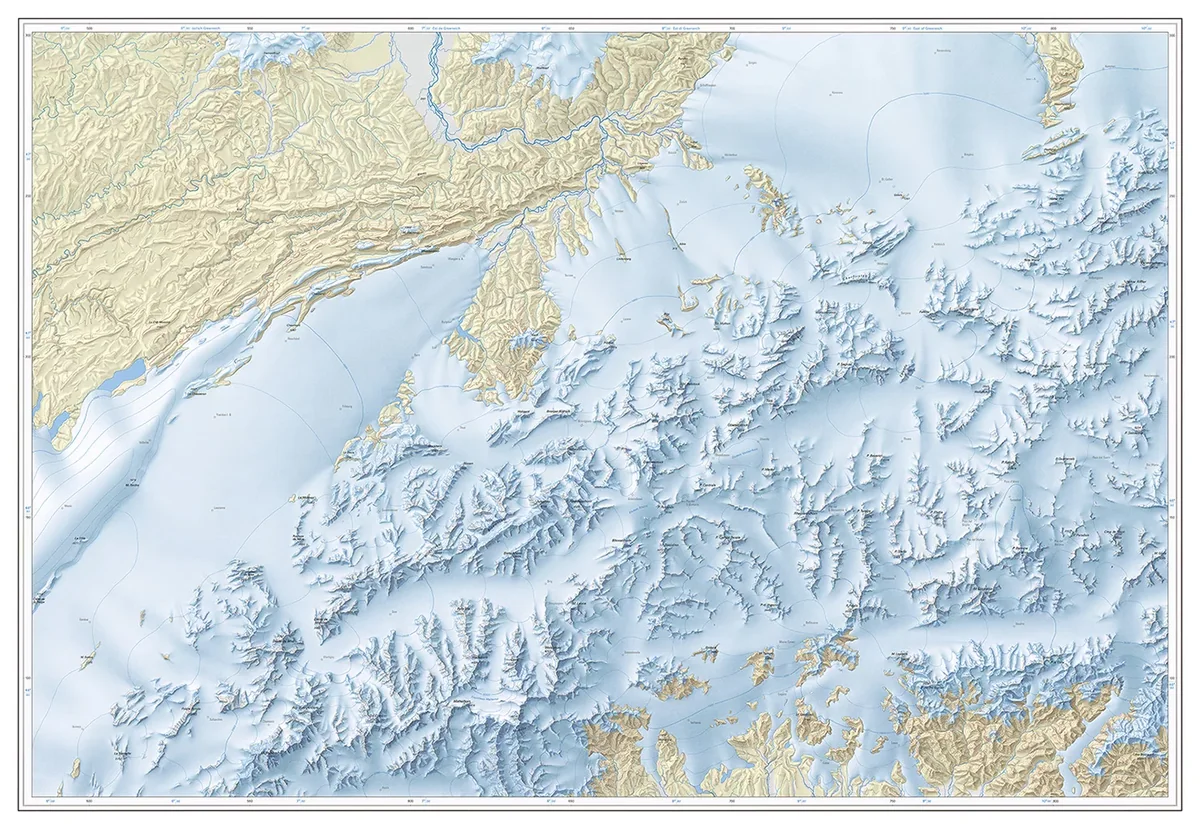 Die grösste Gletscherausdehnung in der Schweiz während des Höhepunkts der letzten Eiszeit vor rund 24`000 Jahren. Visualisierung: Swisstopo