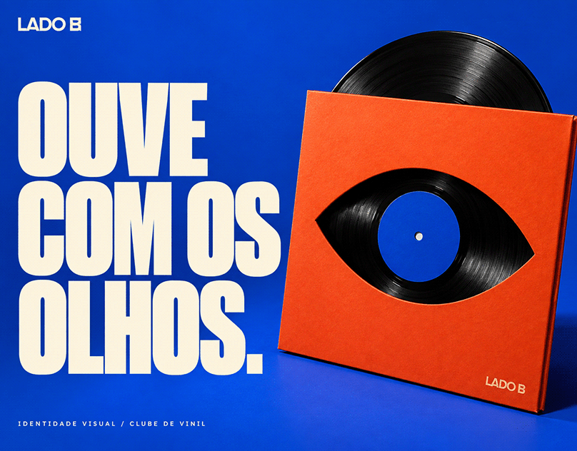 LADO B — identidade gráfica para clube de vinil