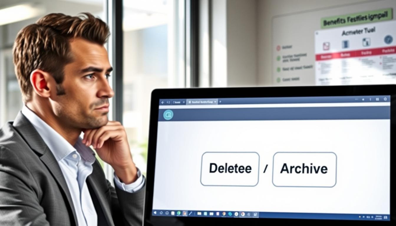 E-Mails löschen oder archivieren? Was ist besser?