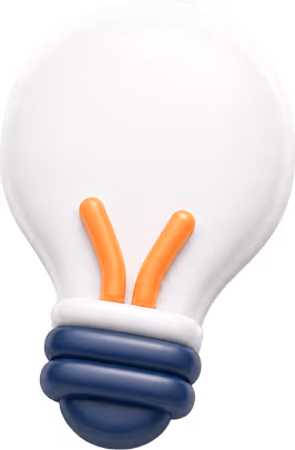 White 3D icons of user profiles stacked with a magnifying glass on top.