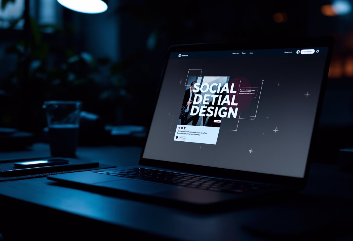 [digital project] image of a social media ad design (for a social media and communication)