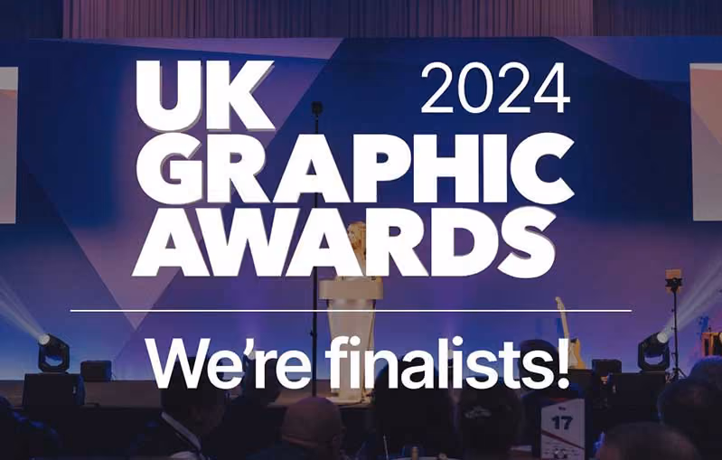 Finalist in the UK Graphic Awards 2024