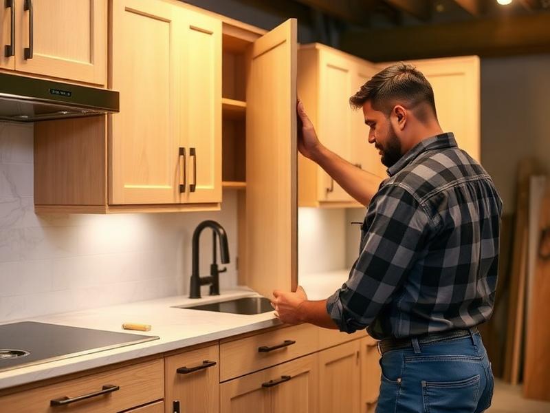 Custom kitchen cabinetry with quartz countertops.