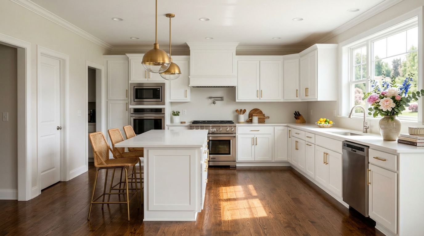 Fully remodeled American kitchen