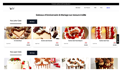 capture d'écran du site La Maryse