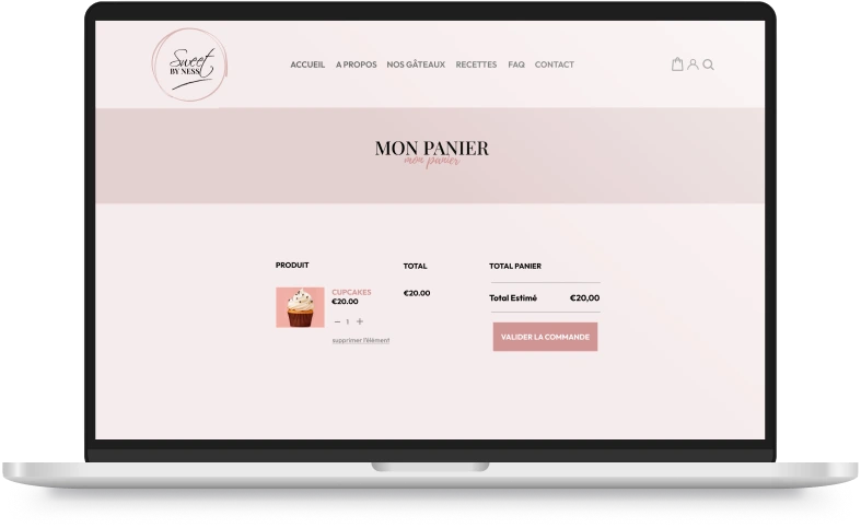 page panier desktop