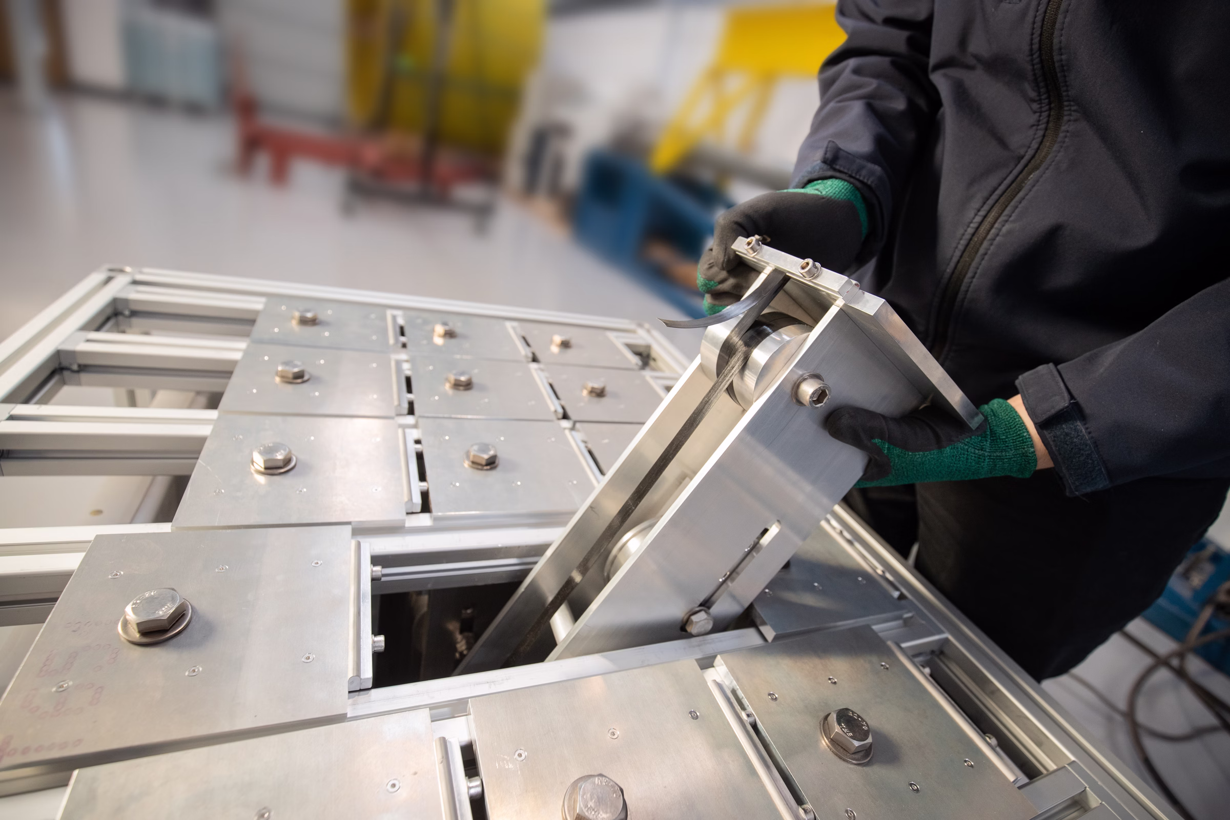 UD tape characterisation tape testing facility