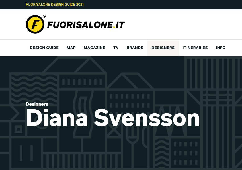 Diana Svensson designer page